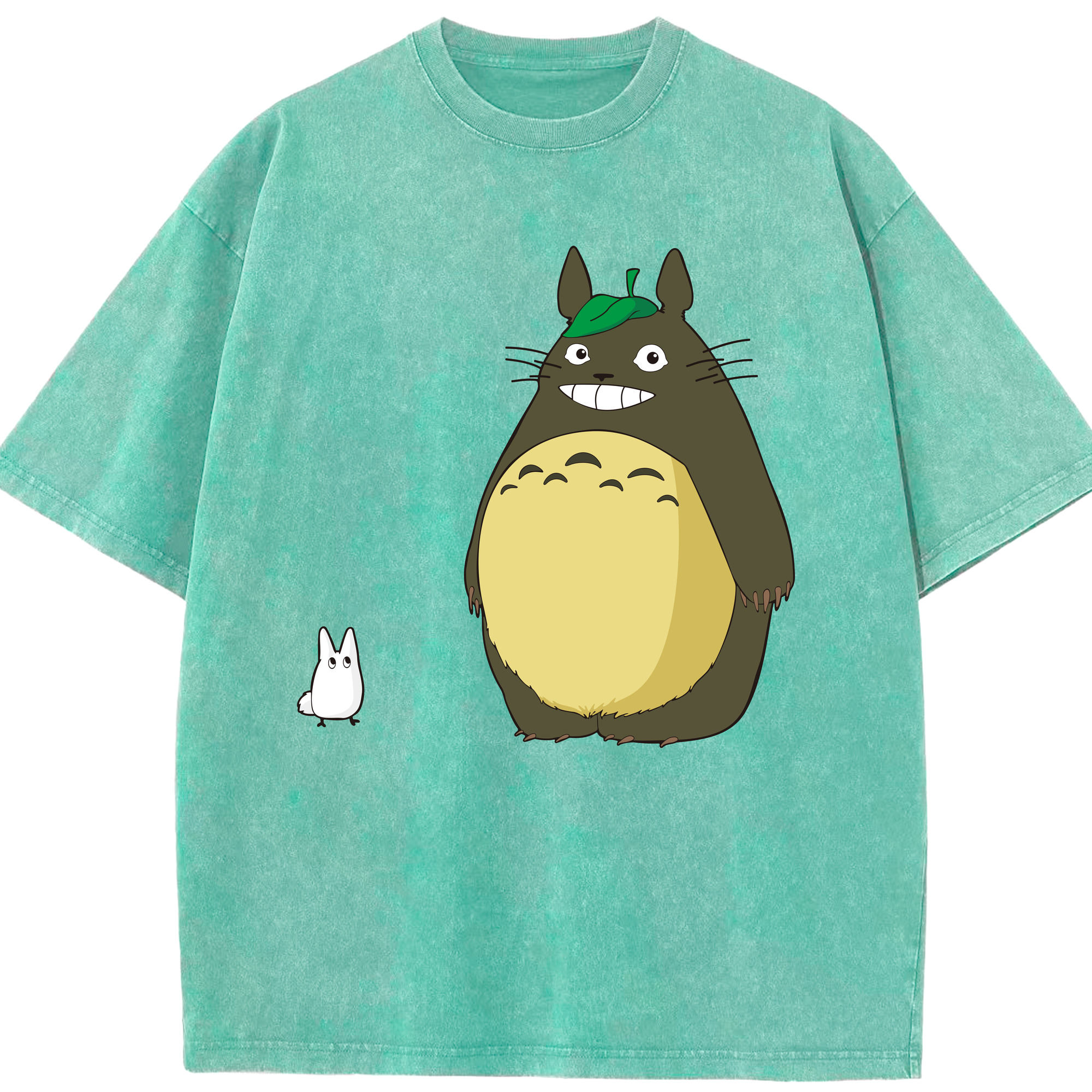 （画像用） となりのトトロ 草壁メイ 草壁サツキ My Neighbor Totoro Satsuki Kusakabe Mei Kusakabe 綿100% ヴィンテージ風 半袖Tシャツ（フロントプリント）